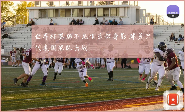 世界杯赛场不见俱乐部身影 球员只代表国家队出战