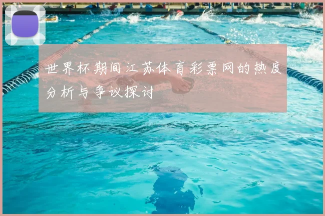 世界杯期间江苏体育彩票网的热度分析与争议探讨