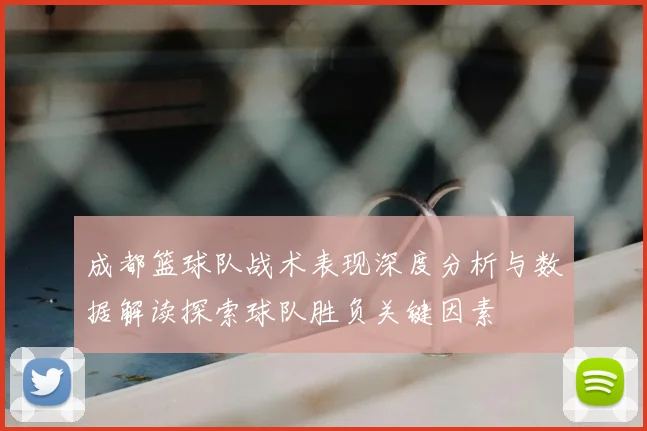 成都篮球队战术表现深度分析与数据解读探索球队胜负关键因素